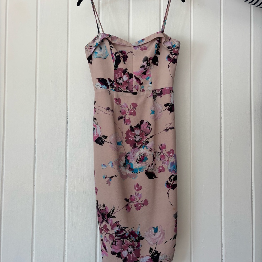 Floral Spaghetti Strap Dress